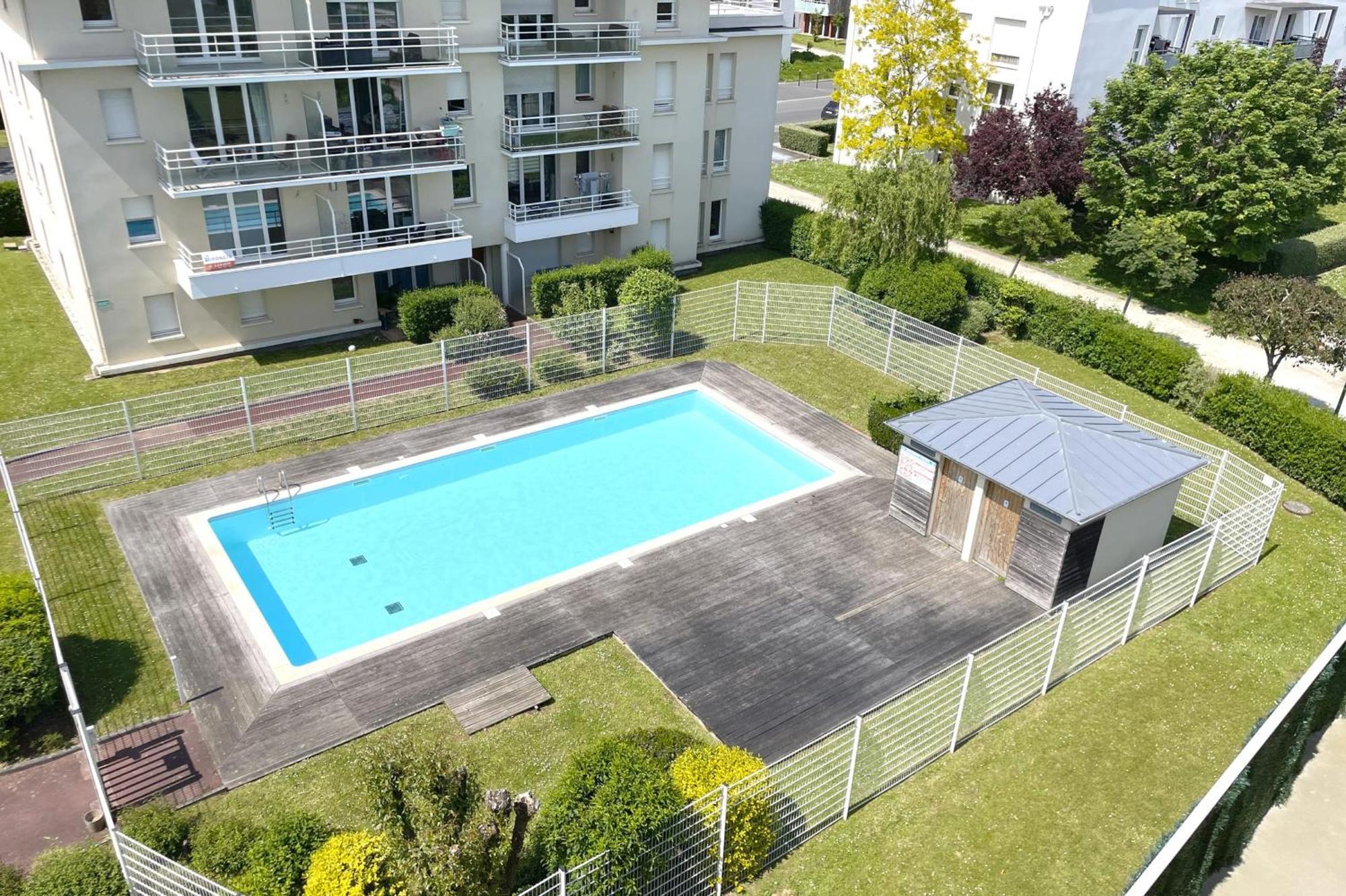 Le Rooftop - Terrasse - Parking - Piscine Caen Luaran gambar